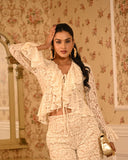 Ivory ruffle set