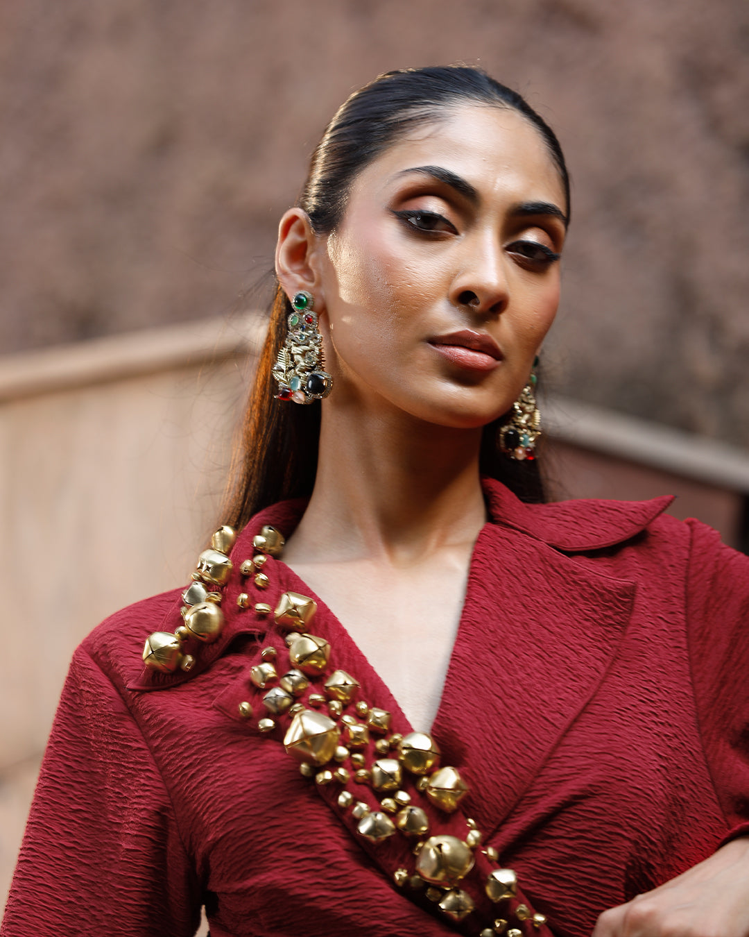 Jhankaar Red Blazer set
