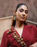 Jhankaar Red Blazer set