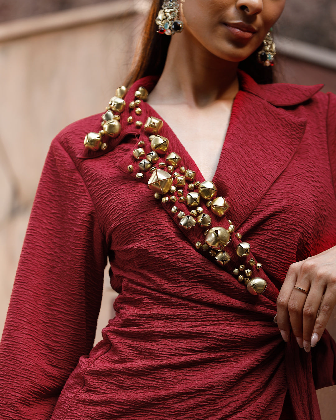 Jhankaar Red Blazer set