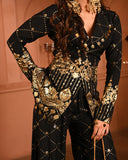 Black Salma Blazer set
