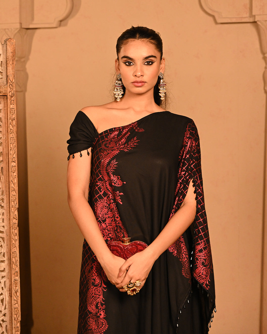 Red kyra Kaftan