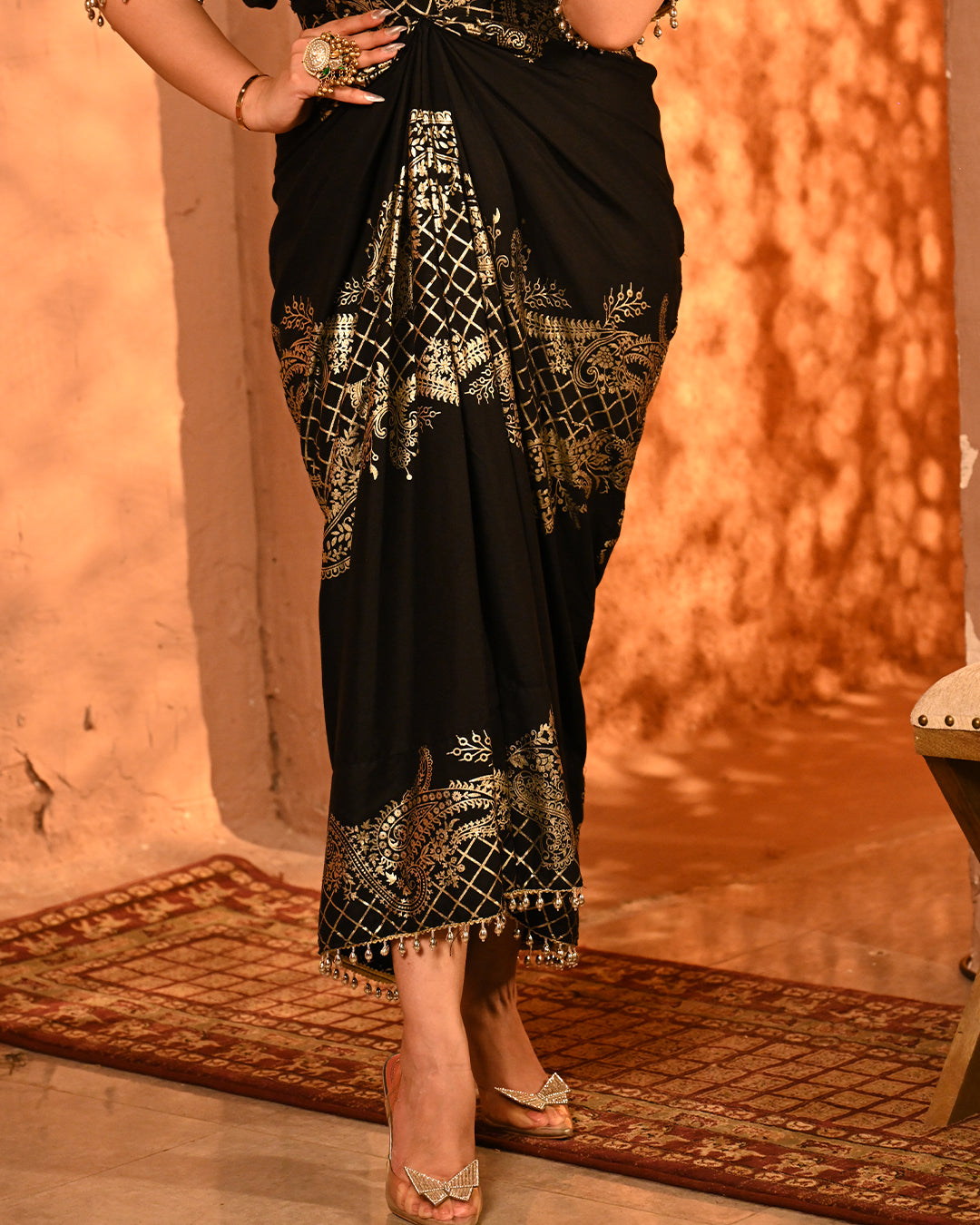 Black Safa Shirtdress