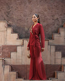 Jhankaar Red Blazer set