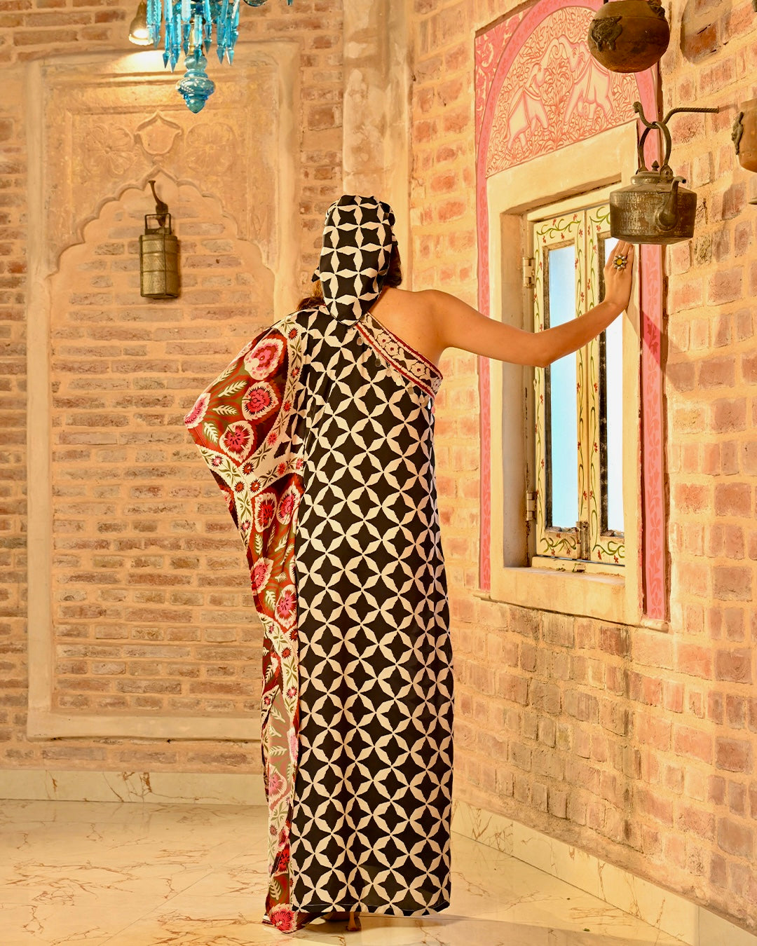 Kyrah  kaftan with Free Bandana