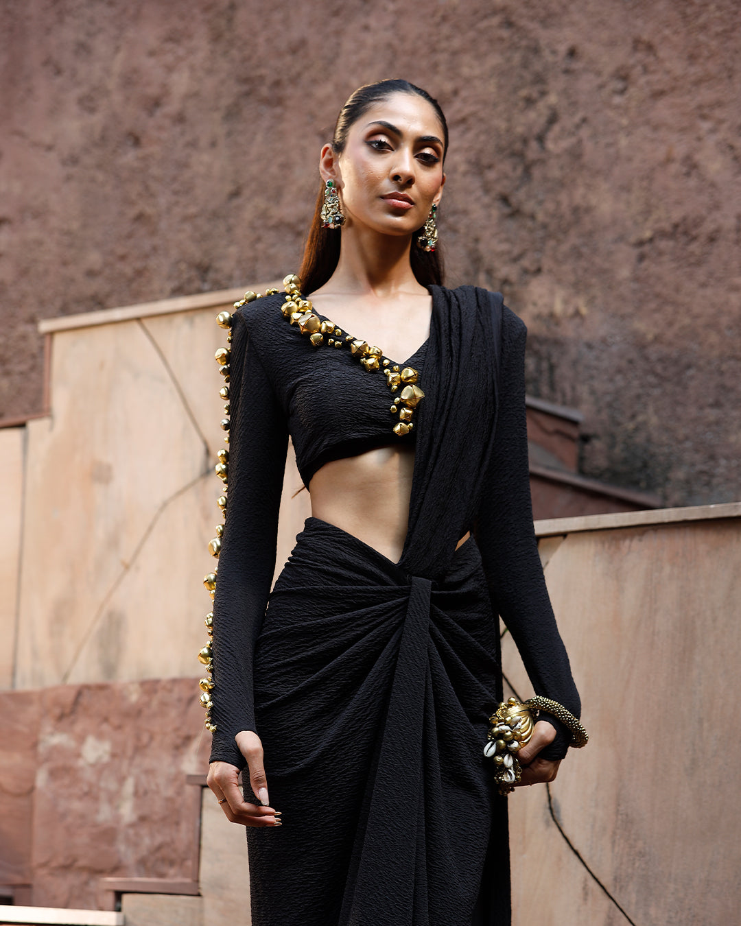 Jhankaar Black saree