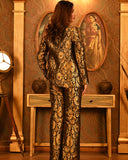 Brocade Blazer Set