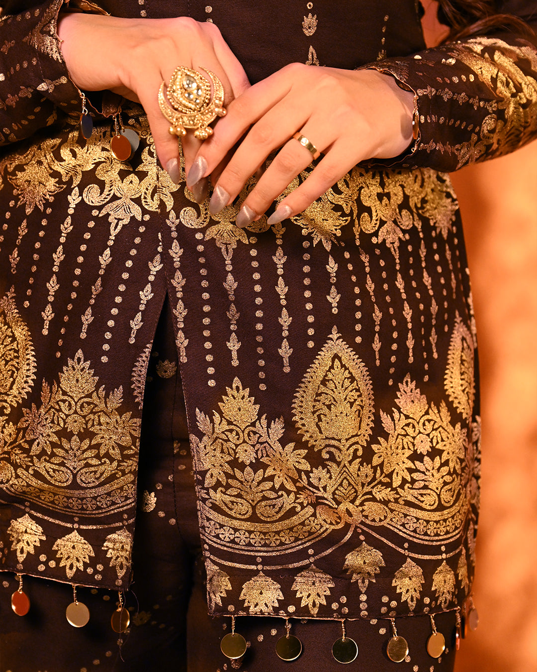 Brown Salma Blazer set