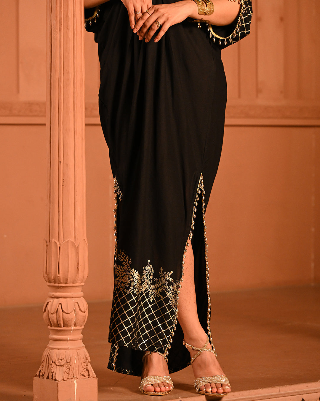 Black Hania kaftan