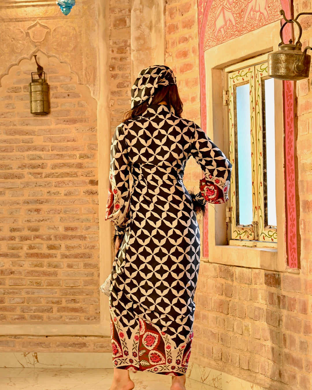 Alizeh shirtdress with Free Bandana