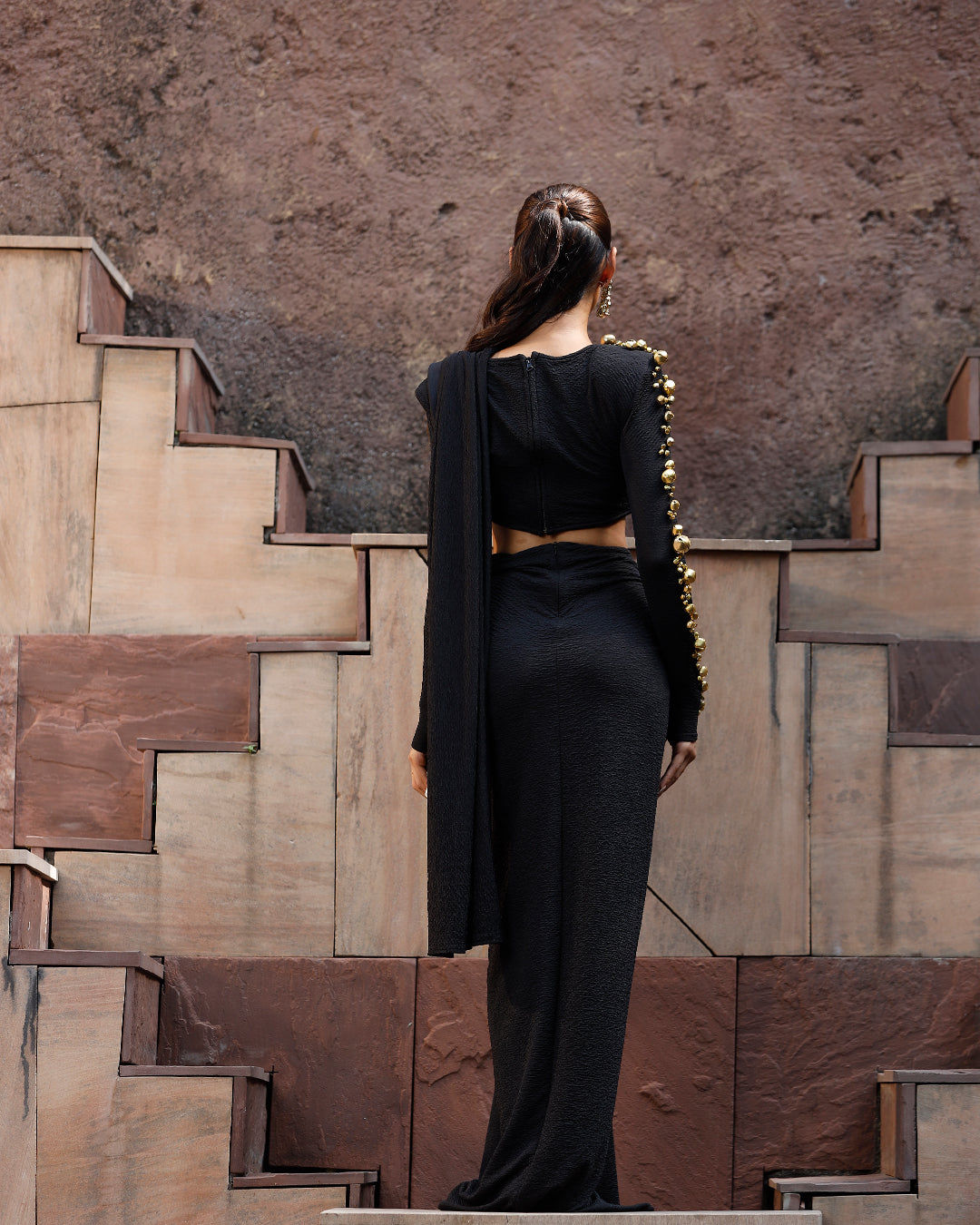 Jhankaar Black saree