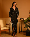 Silver Bird Foil kaftan