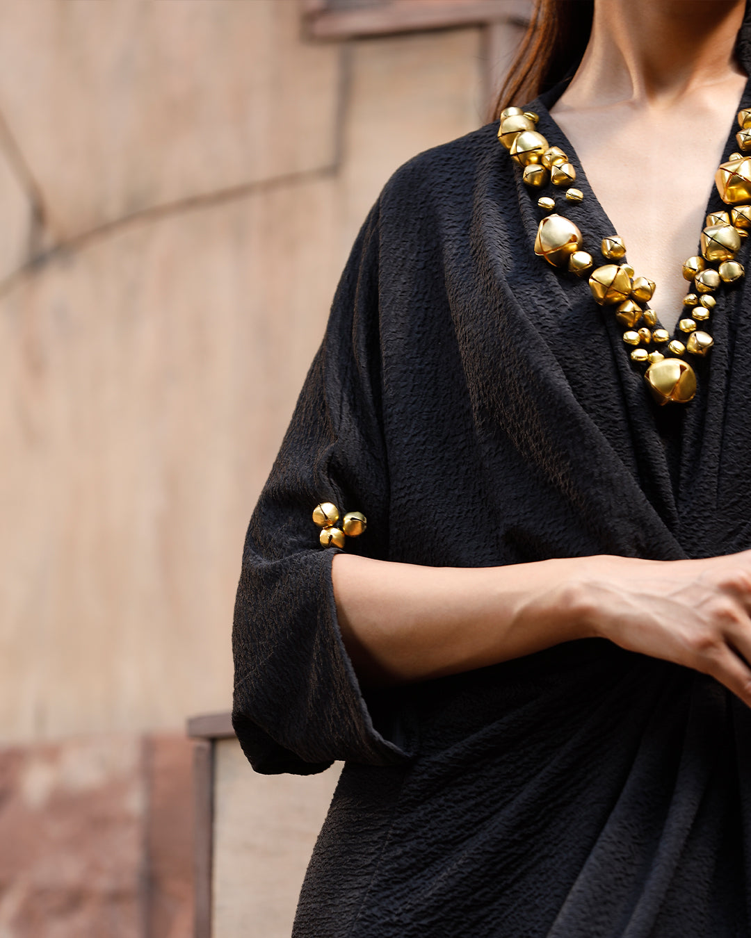 Jhankaar Black kaftan