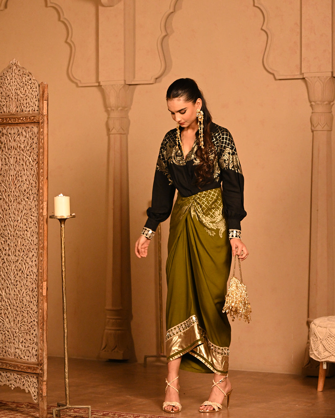 olive fiza Shirtdress
