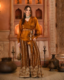 Sunehri silk set
