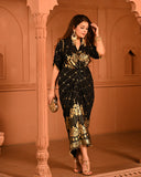 Black Ghunghroo shirtdress