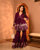 Wine Aaliyah Set