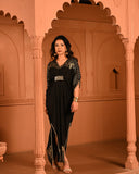 Black Hania kaftan
