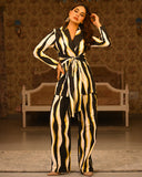 White cotton blazer set