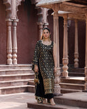 Bandhani Suit set Black
