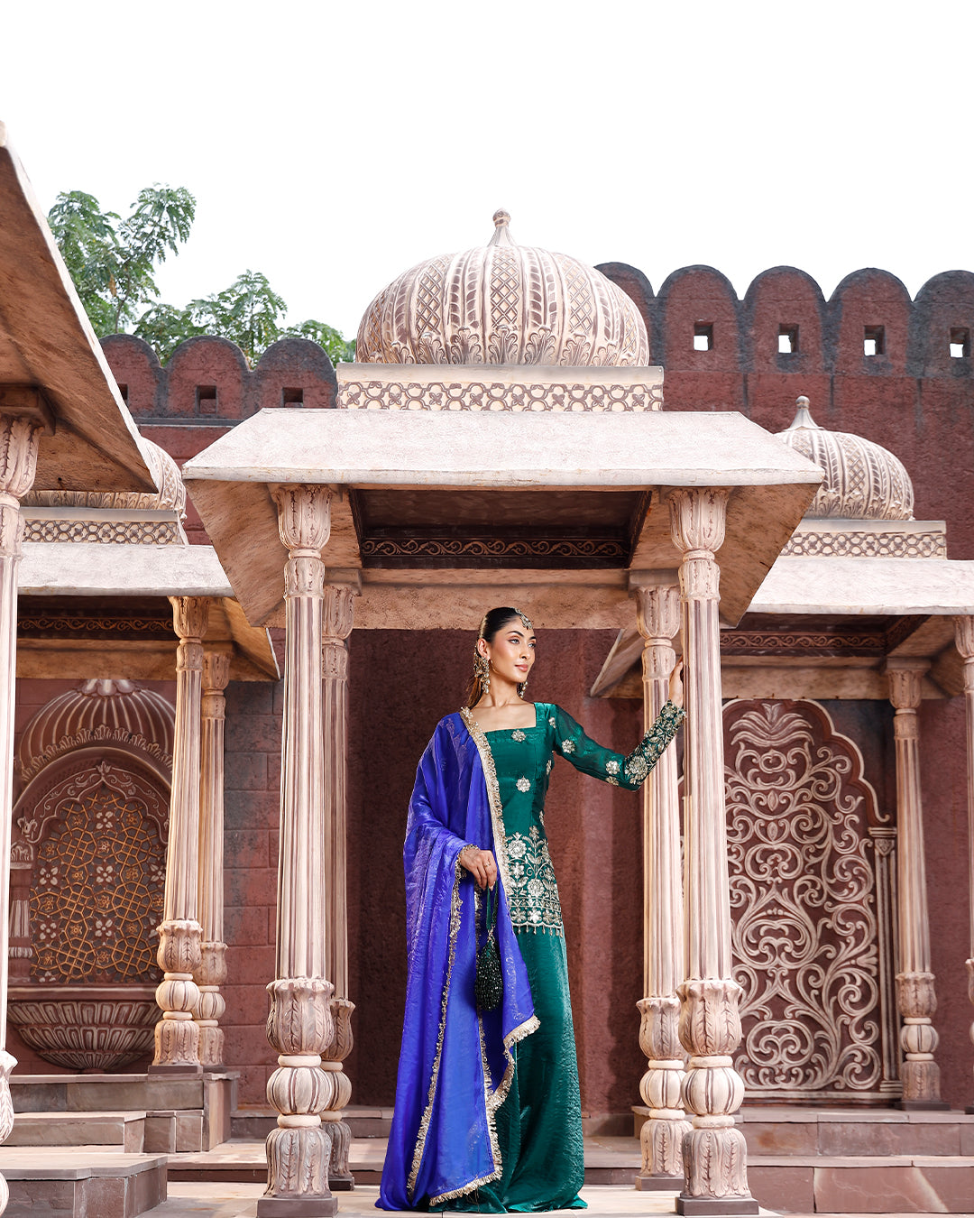 Peacock Gulbagh suit