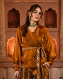 Sunehri silk set