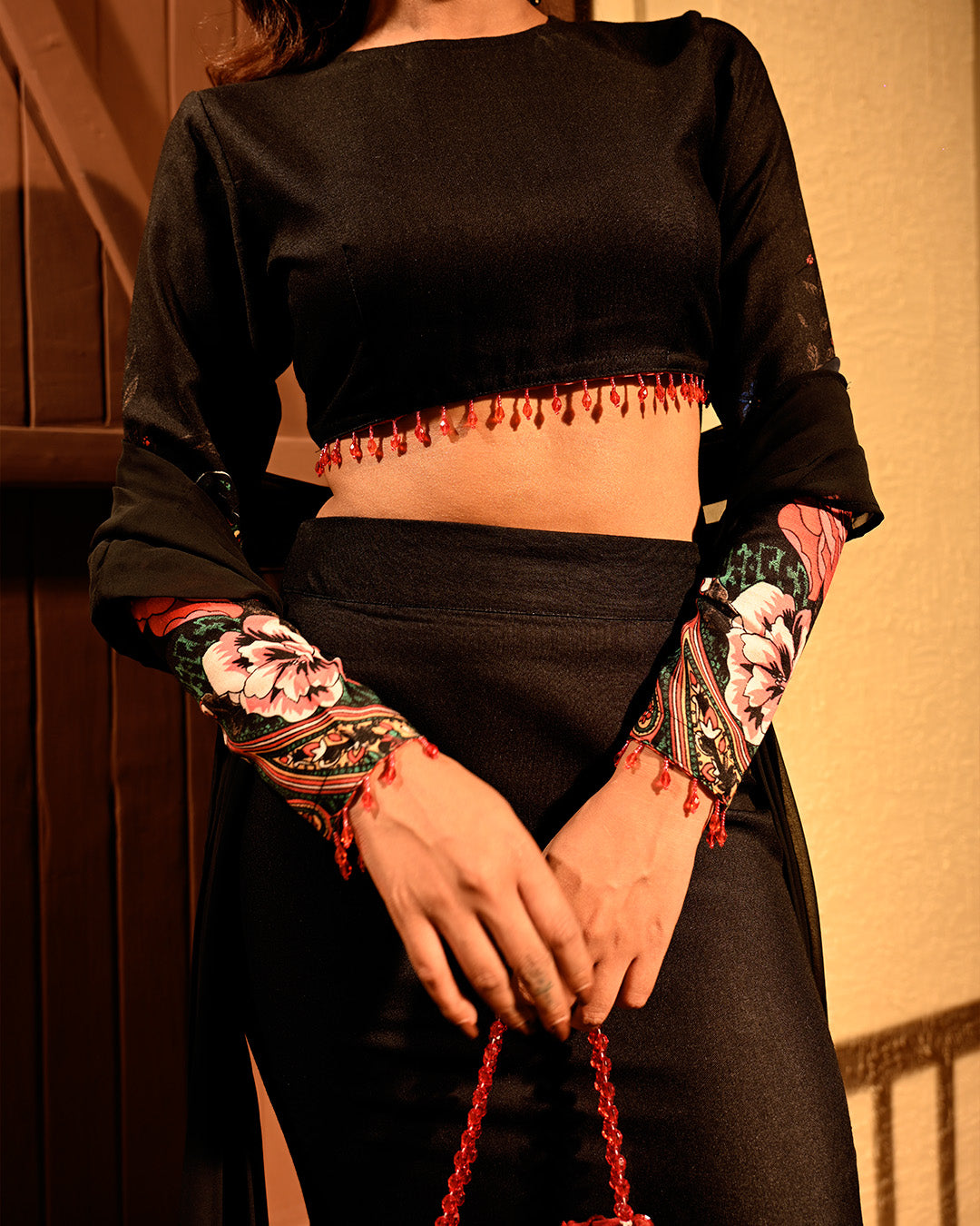 ROSY  LEHNGA SET