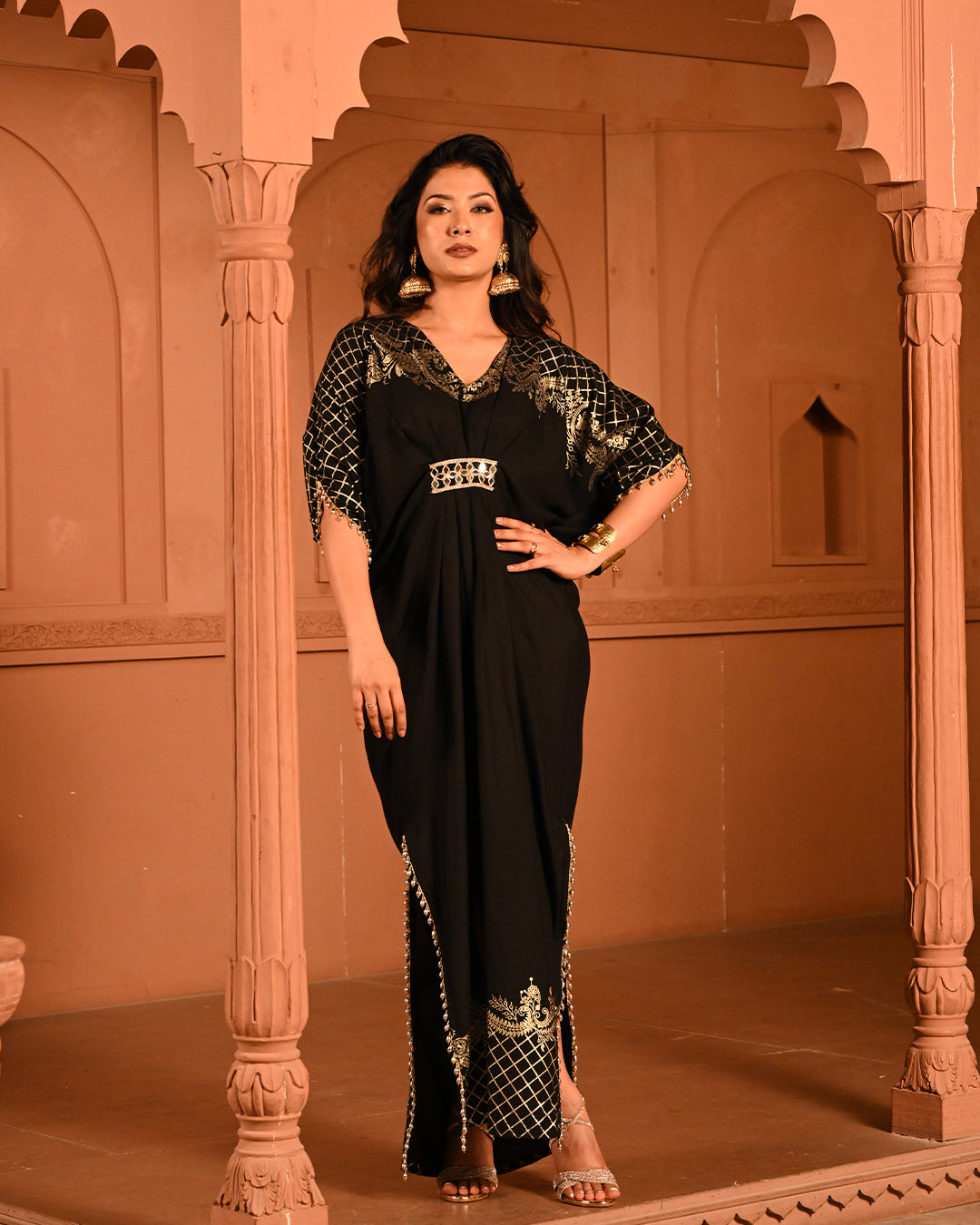 Black Hania kaftan