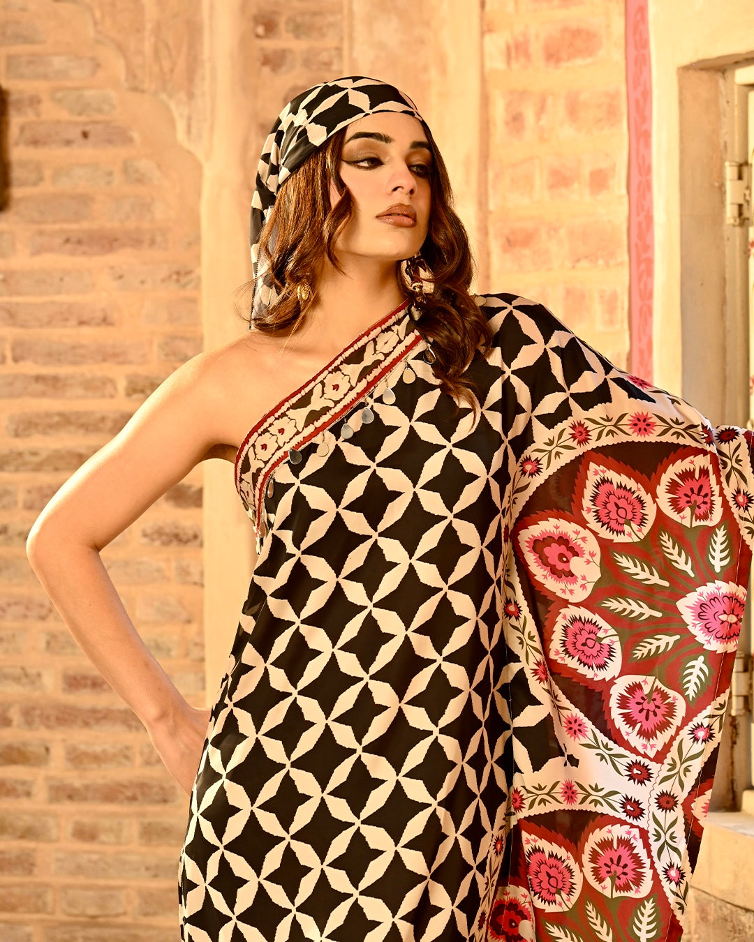 Kyrah  kaftan with Free Bandana