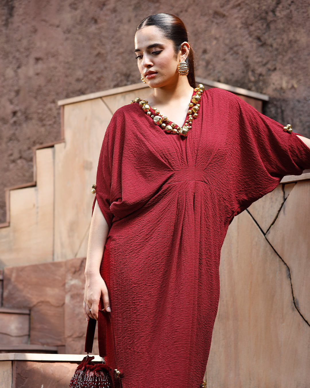 Jhankaar Red kaftan