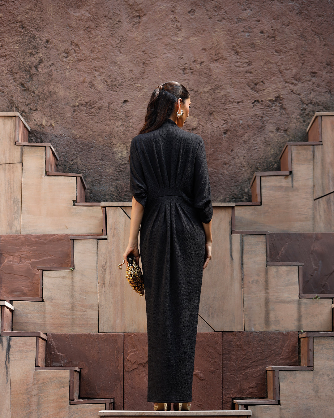 Jhankaar Black kaftan