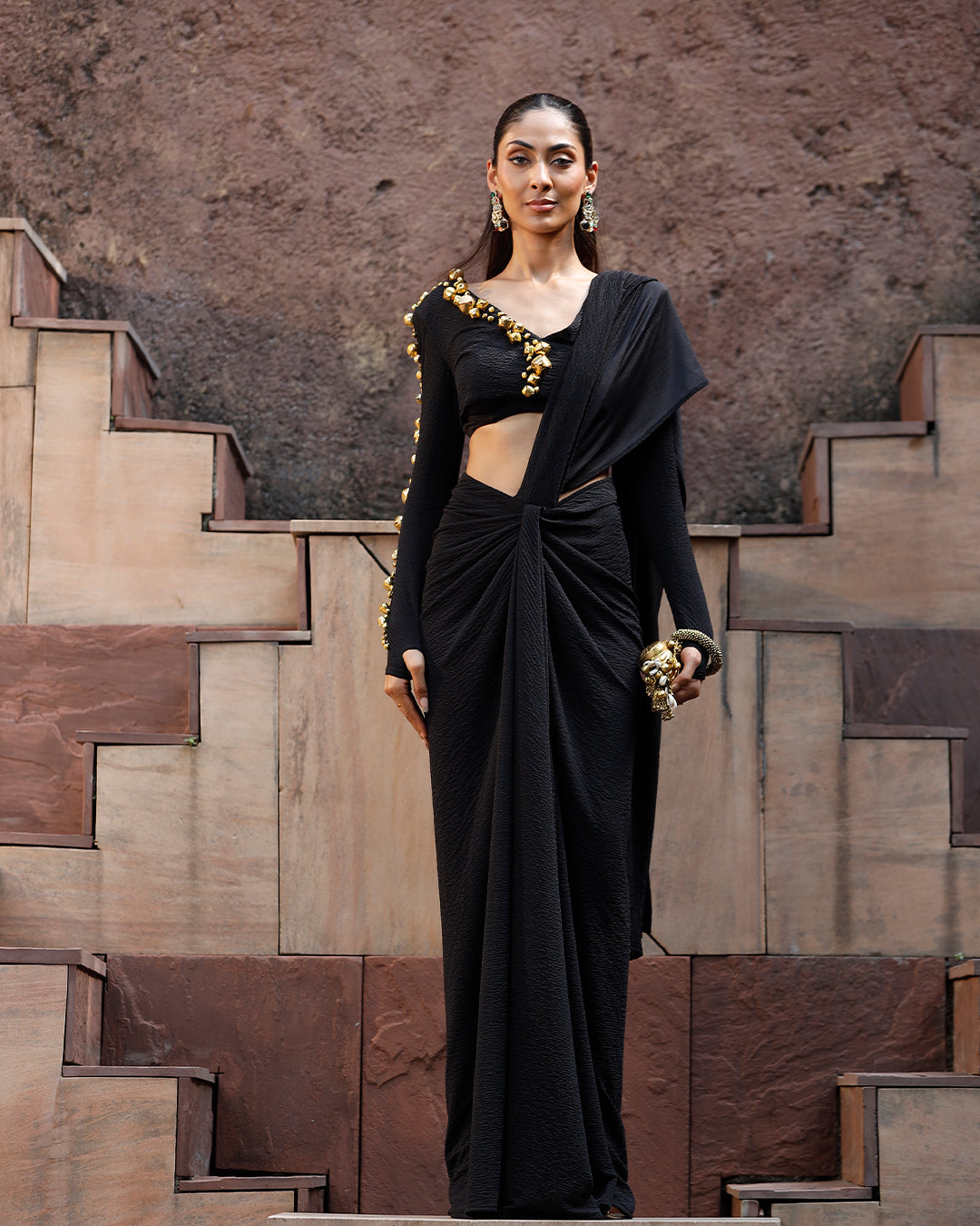 Jhankaar Black saree