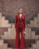 Jhankaar Red Blazer set