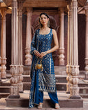 Bandhani Suit set Blue