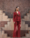Jhankaar Red Blazer set