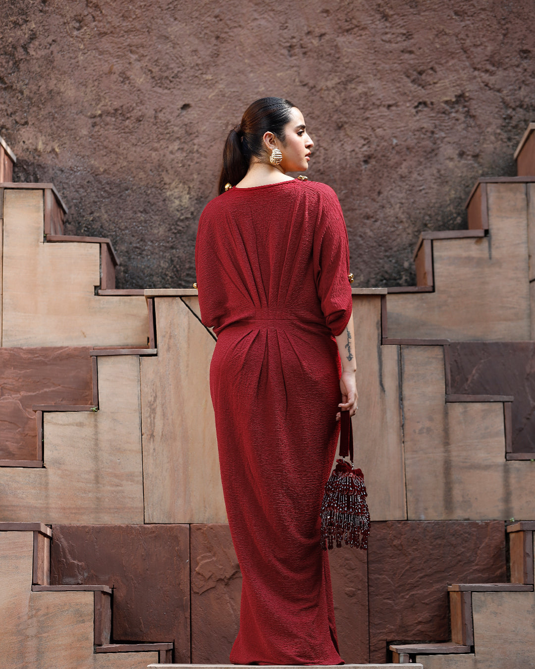Jhankaar Red kaftan