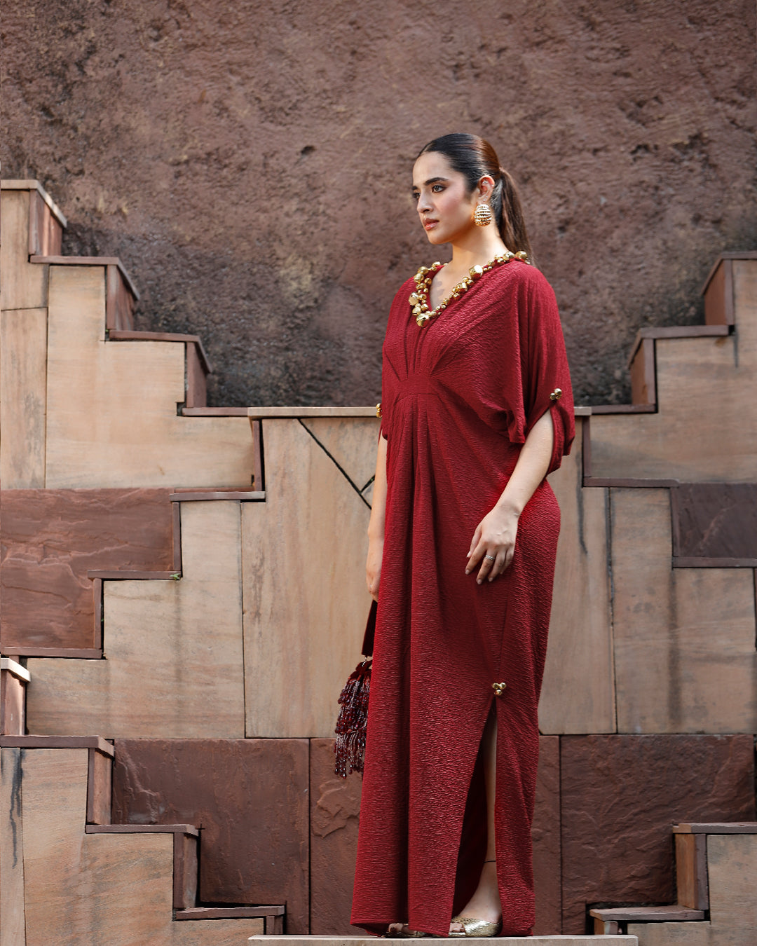 Jhankaar Red kaftan