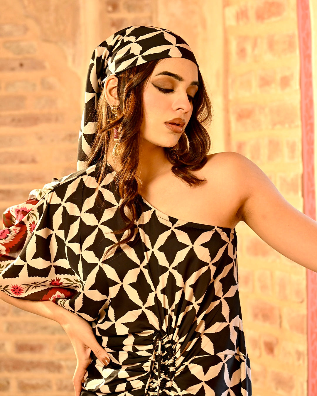 Alfiya kaftan with Free Bandana