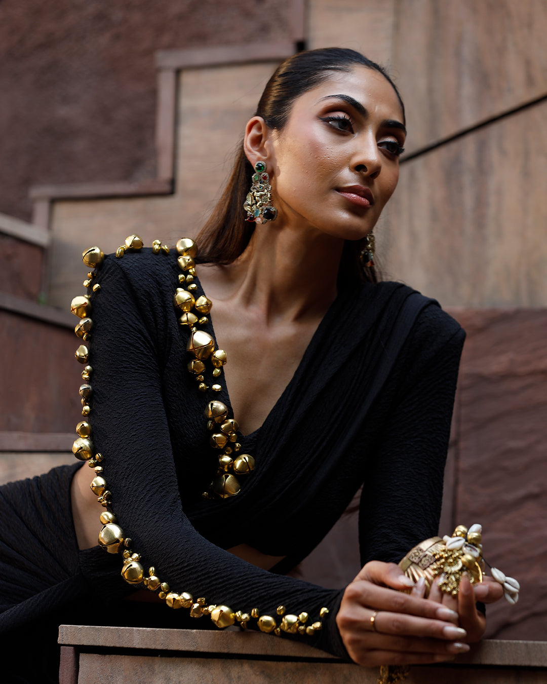 Jhankaar Black saree