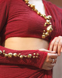 Jhankaar Red saree