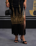 Gold kashni dress
