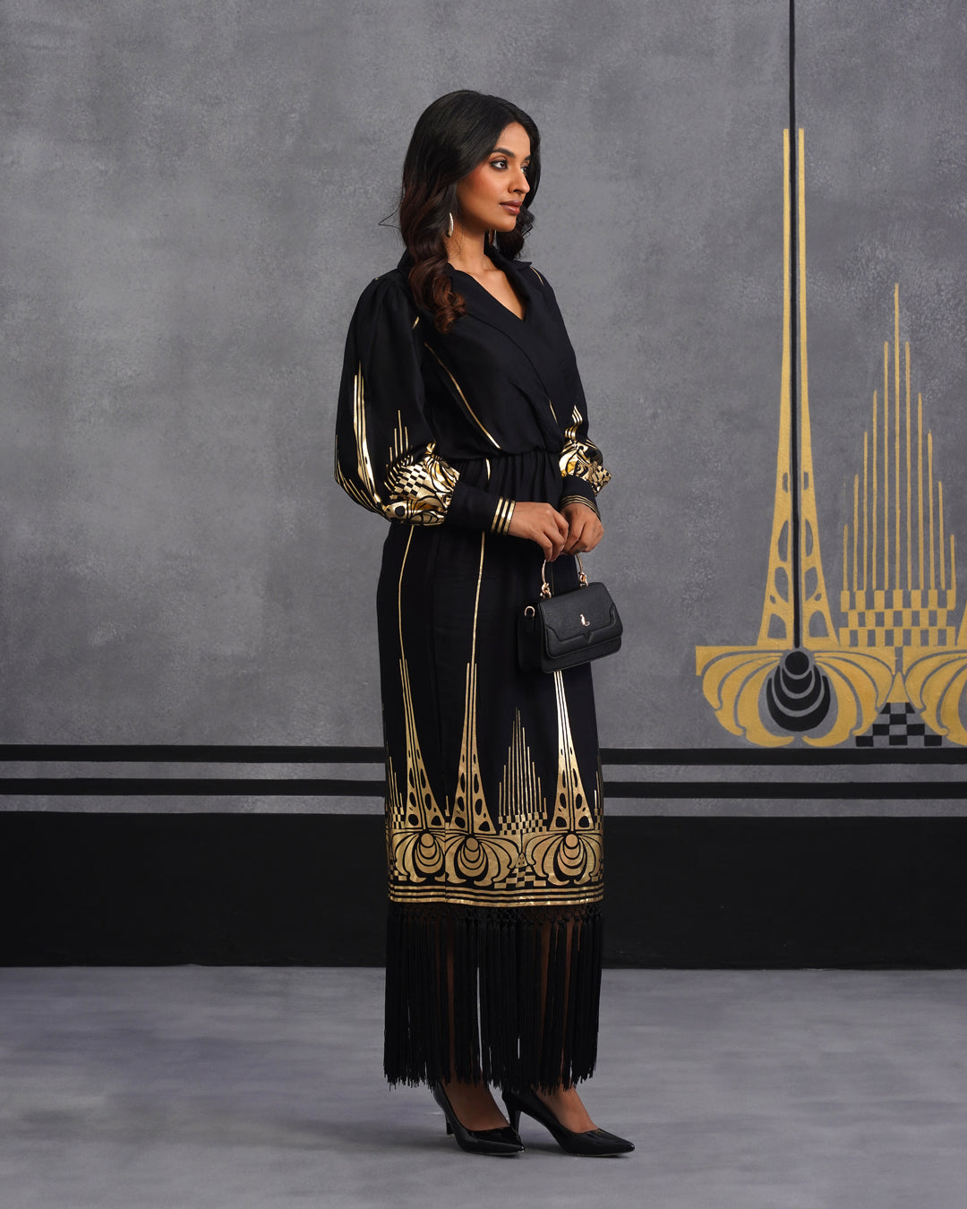 Gold tavishi dress