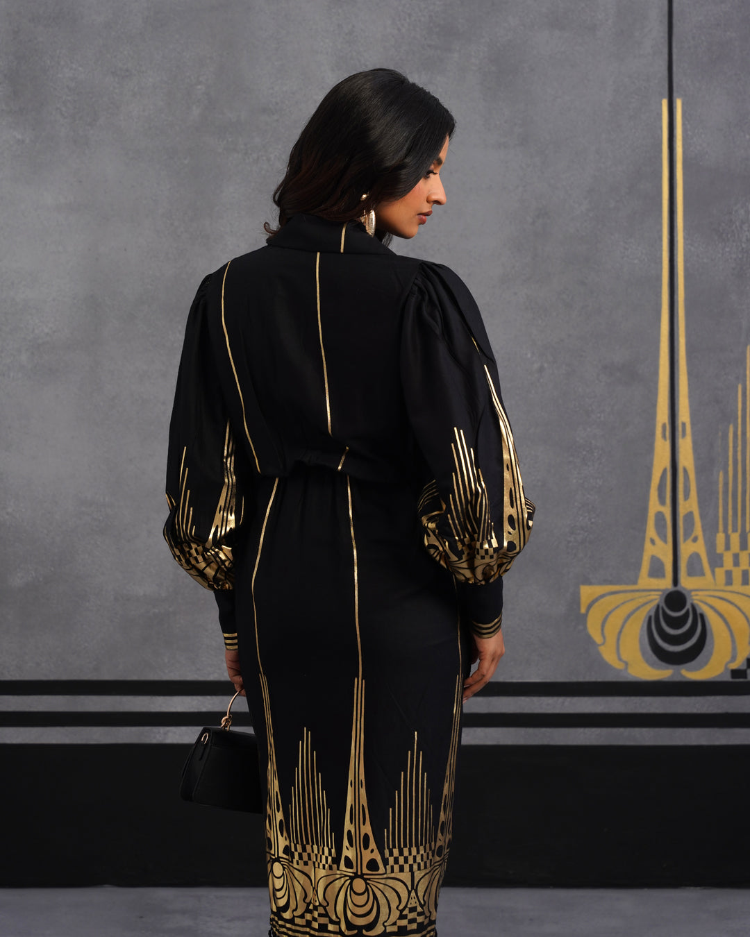 Gold tavishi dress