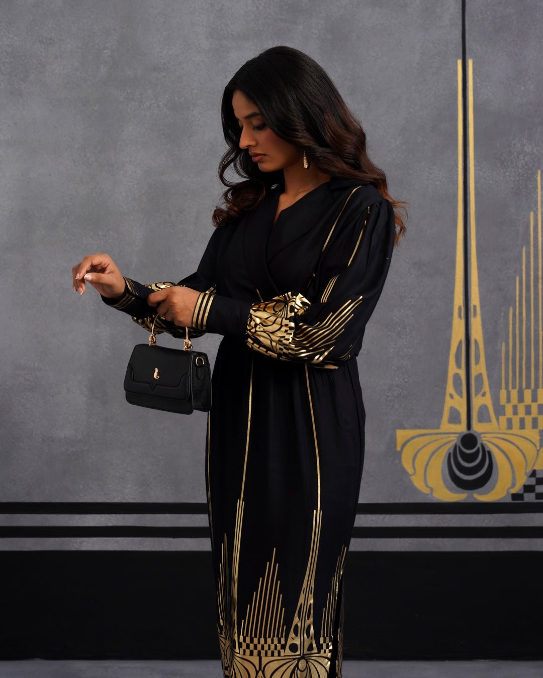 Gold tavishi dress