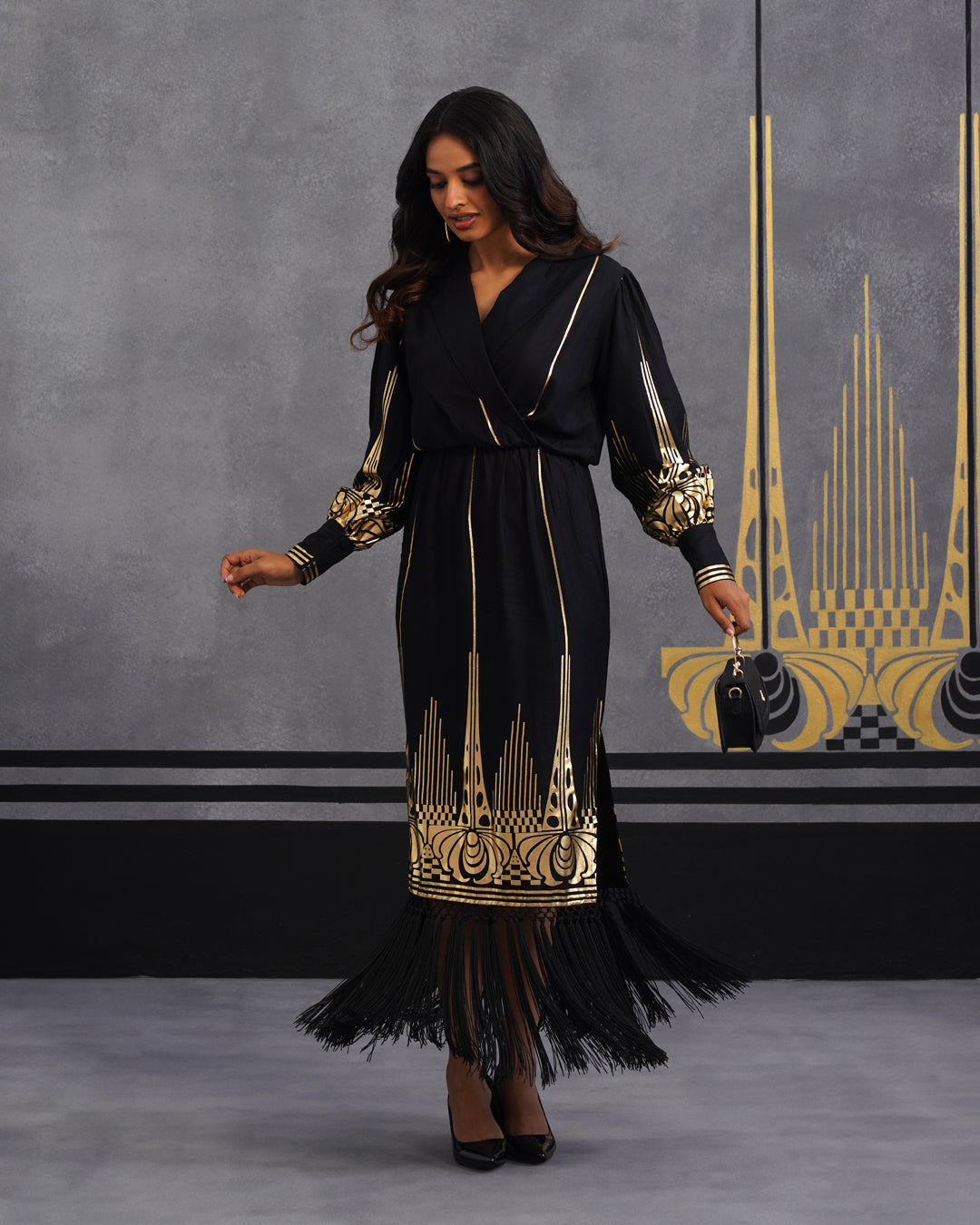 Gold tavishi dress