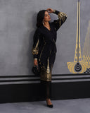 Gold tavishi dress