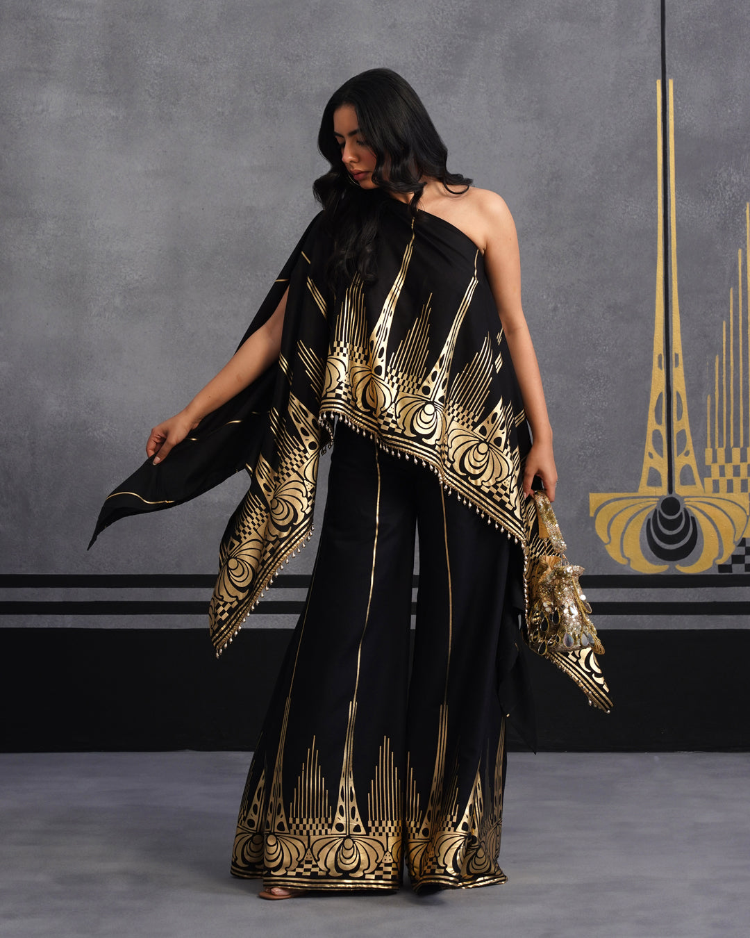 Gold maryam set