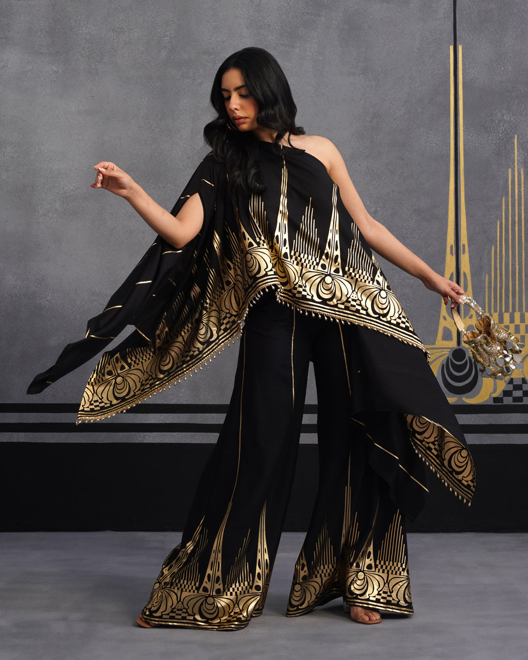 Gold maryam set