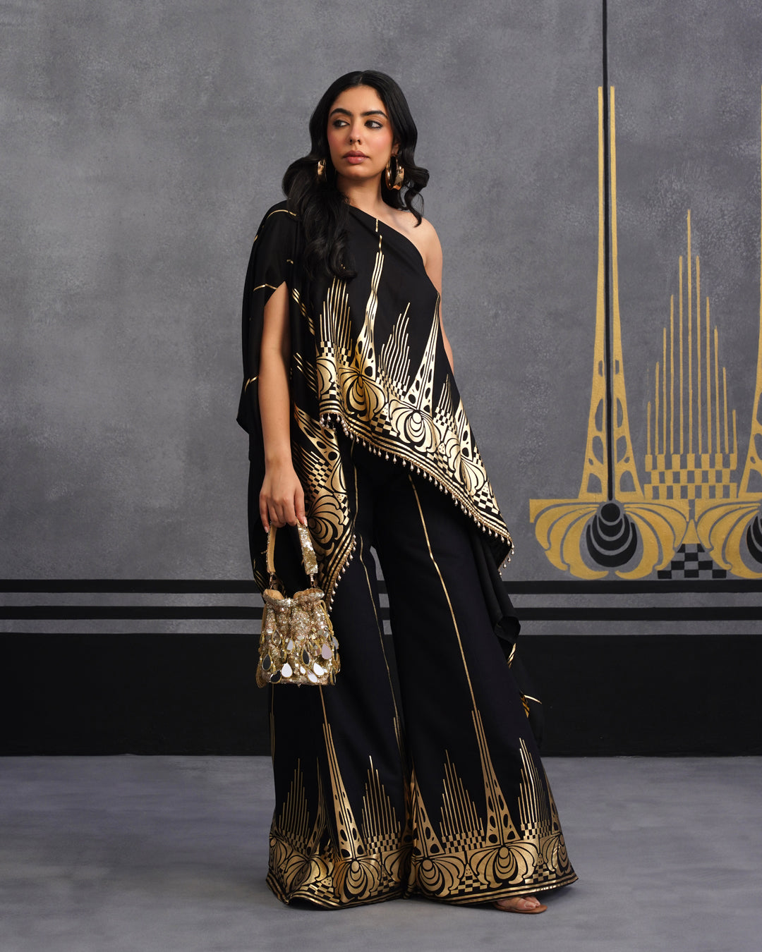 Gold maryam set