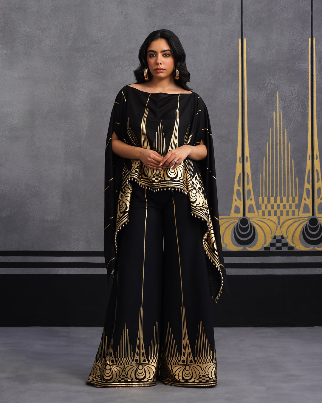 Gold maryam set